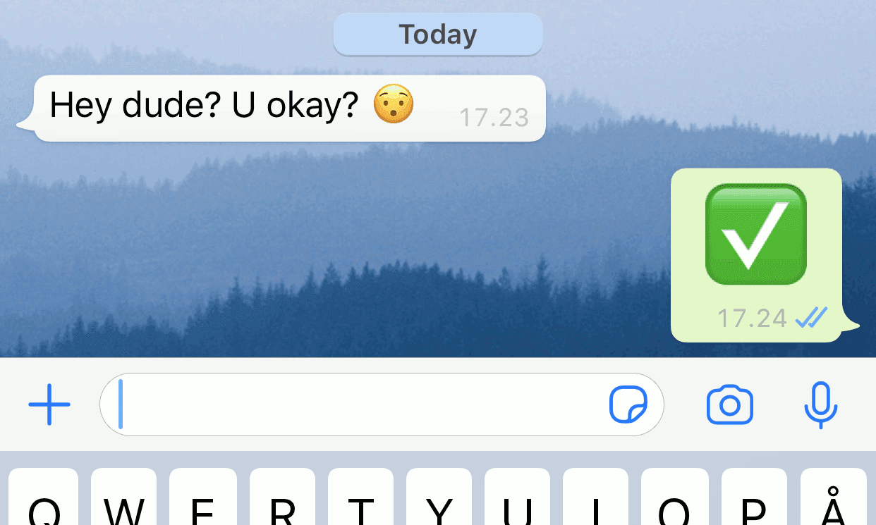 How should I answer a health check?